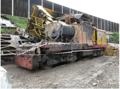 Locomotiva del treno rinnovatore