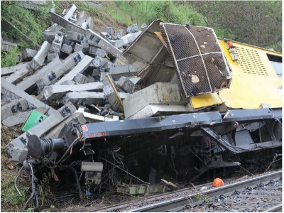 Saldatrice coinvolta nell'incidente