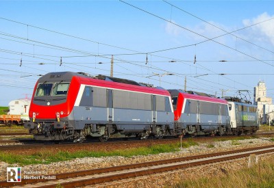 BB 36006 e BB 36009 di Akiem durante il viaggio verso l'Ungheria.