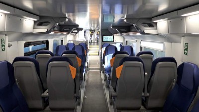 Interni piano inferiore treno ETR 521