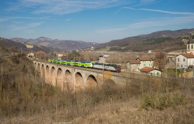 Treno ETR 521 per Trenord a Grizzana (BO)