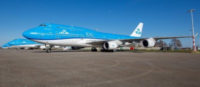 Flotta di Boeing 747 Combi KLM ad Amsterdam