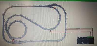 tracciato gestito con 10797 - Z21 multi LOOP