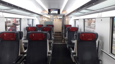 Interni prima classe treno SBB Giruno