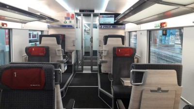 Interni prima classe treno SBB Giruno