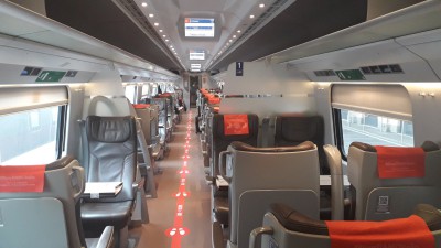 Interni treno ETR 610 Trenitalia