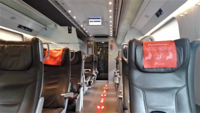 Interni prima classe treno ETR 610