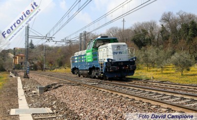 Una locomotiva diesel-elettrica CzLoko Effishunter 1000 di EVM Rail