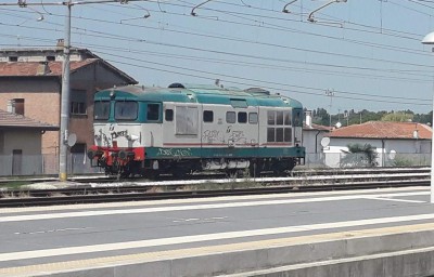 Locomotiva diesel D 345 a Rovigo