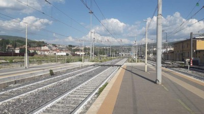 Stazione di Terni - binari lato Foligno