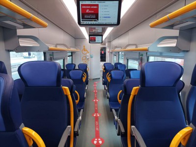 Interni treno Belluno-Conegliano