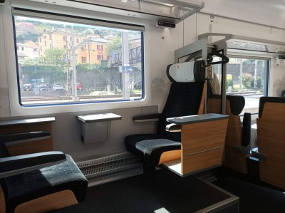 Interni di prima classe treno Traverso