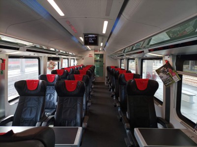 Interni treno OBB RailJet