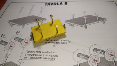 Montaggio supporti sul pianale