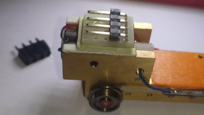Scheda poli motore installata
