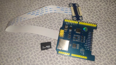 Shield universale SPI con memoria microSD per Arduino UNO o Mega