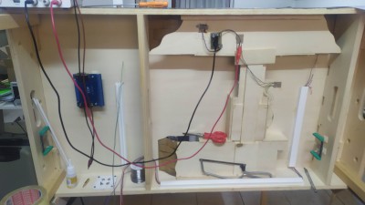 Cablaggi sottoplancia e scheda di piena linea