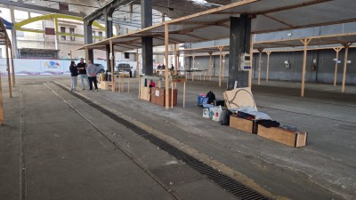 Lo stand dove viene allestito il modulare analogico a Norma GasTT