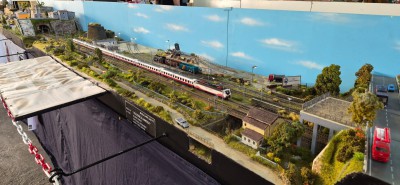 In transito una bellissima composizione in scala TT 1:120
