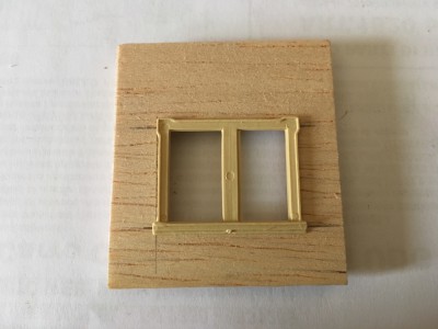Preparazione edificio in balsa da tre mm