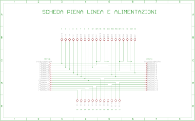 Schema elettrico scheda ufficiale GAS TT alimentazioni e piena linea