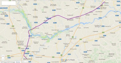 Itinerario da Alessandria a Pavia attraverso la Lomellina
