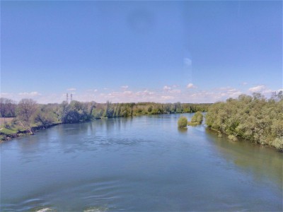 Il fiume Ticino a Pavia