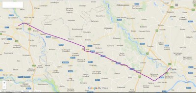 Itinerario tra Pavia e Vercelli