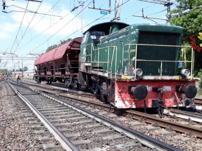 Automotore 245.2166 (IMER 1980) sviato a Lodi