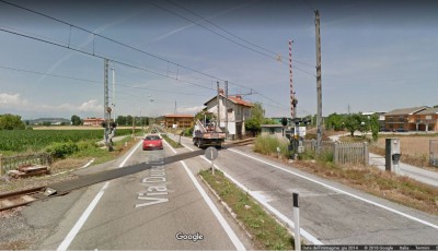 Il passaggio a livello luogo dell'incidente